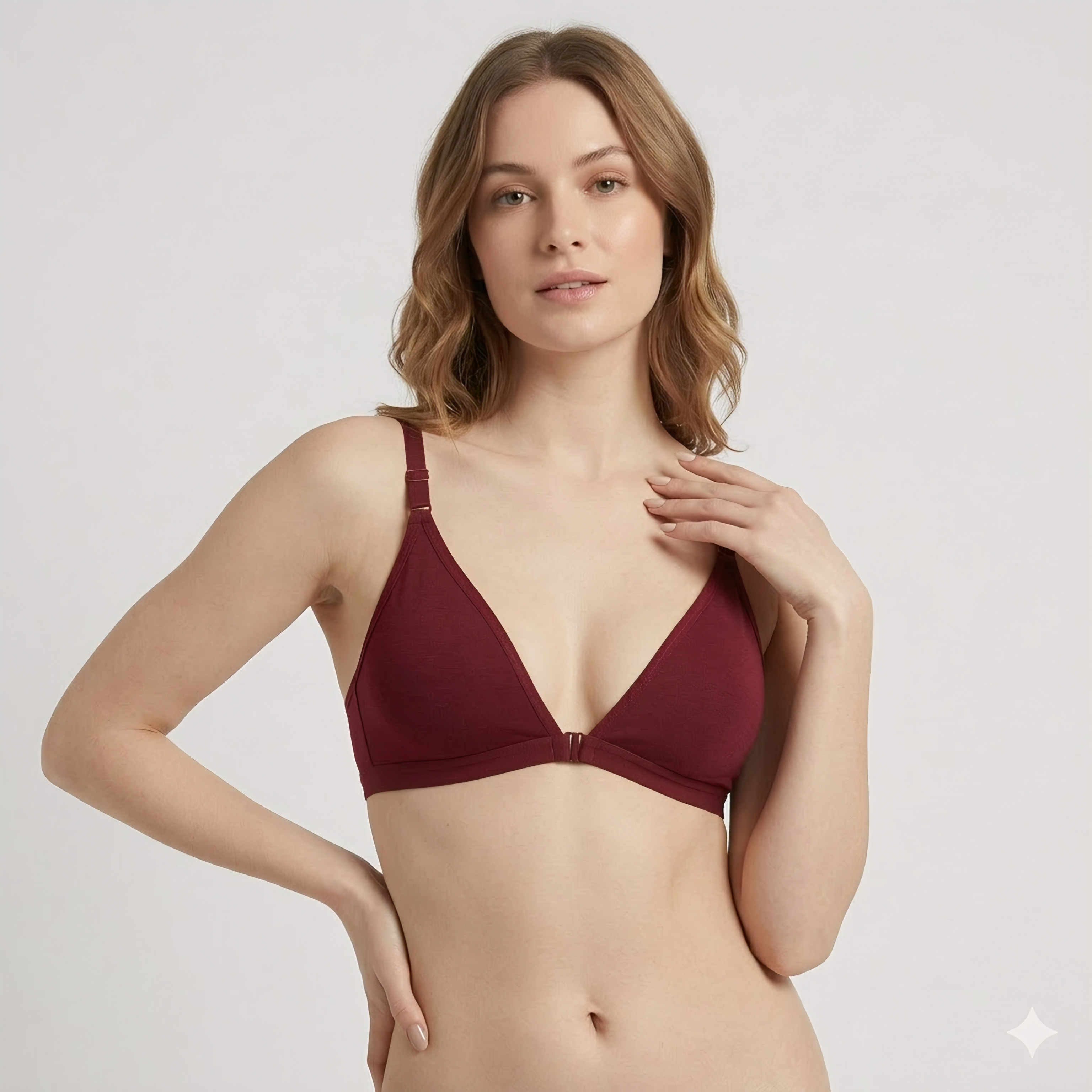 Maroon Mrigya Set
